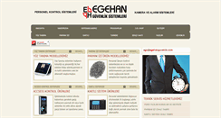 Desktop Screenshot of egehanguvenlik.com